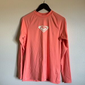 ROXY Girls' Whole Hearted Long Sleeve UPF 50 Rashguard